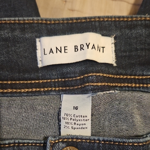 Lane Bryant High Rise Dark Blue Jeans - Picture 2 of 5